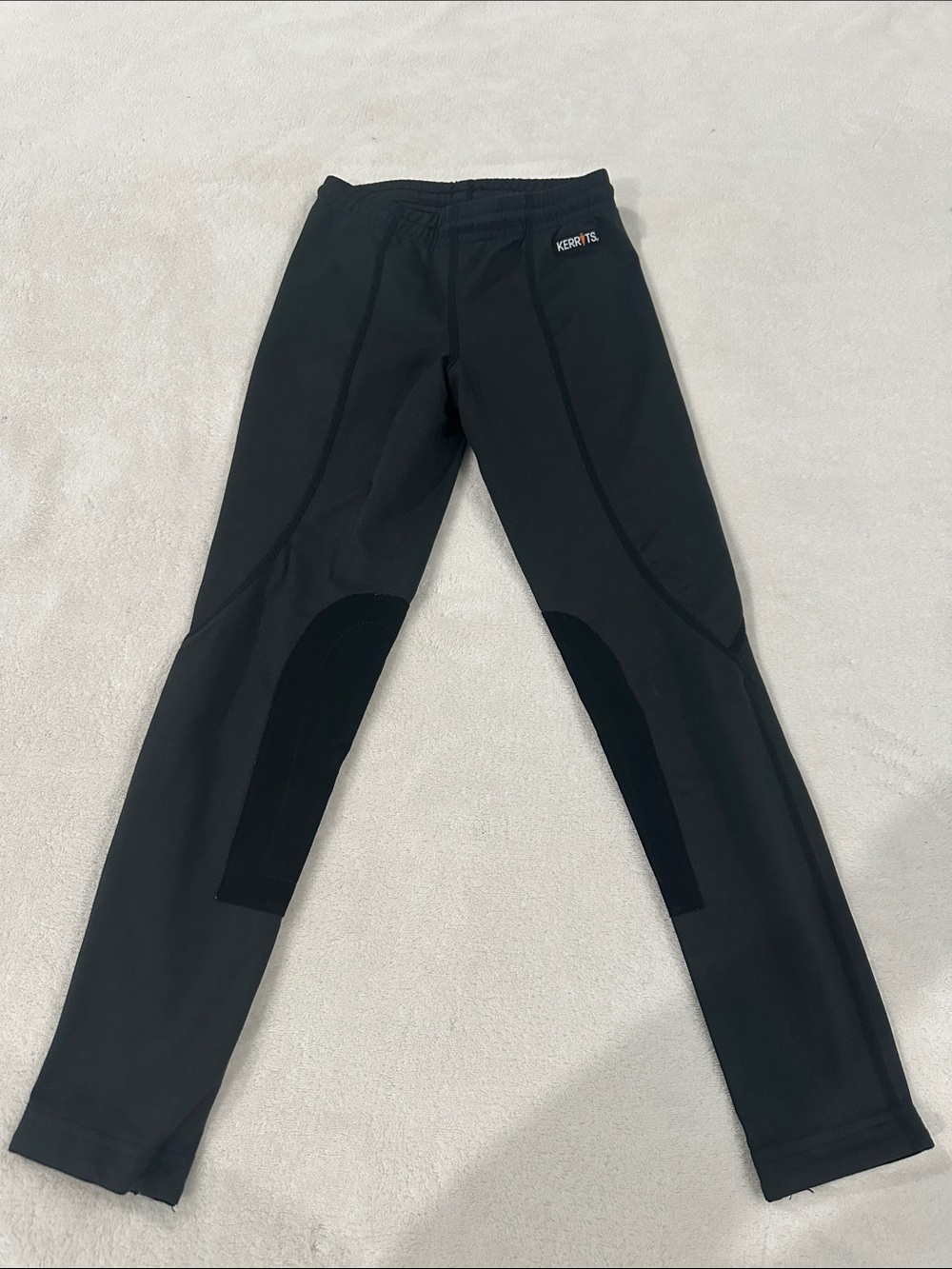 Kerrits Black Kids Performance Grip Knee Riding Tights